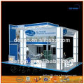 Double deck exhibit booth two storey structure booth in China
